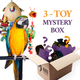 Premium All-Natural Parrot Toys (Bundle of 3)