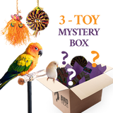 Premium All-Natural Parrot Toys (Bundle of 3)
