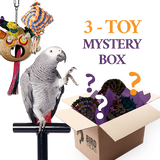 Premium All-Natural Parrot Toys (Bundle of 3)